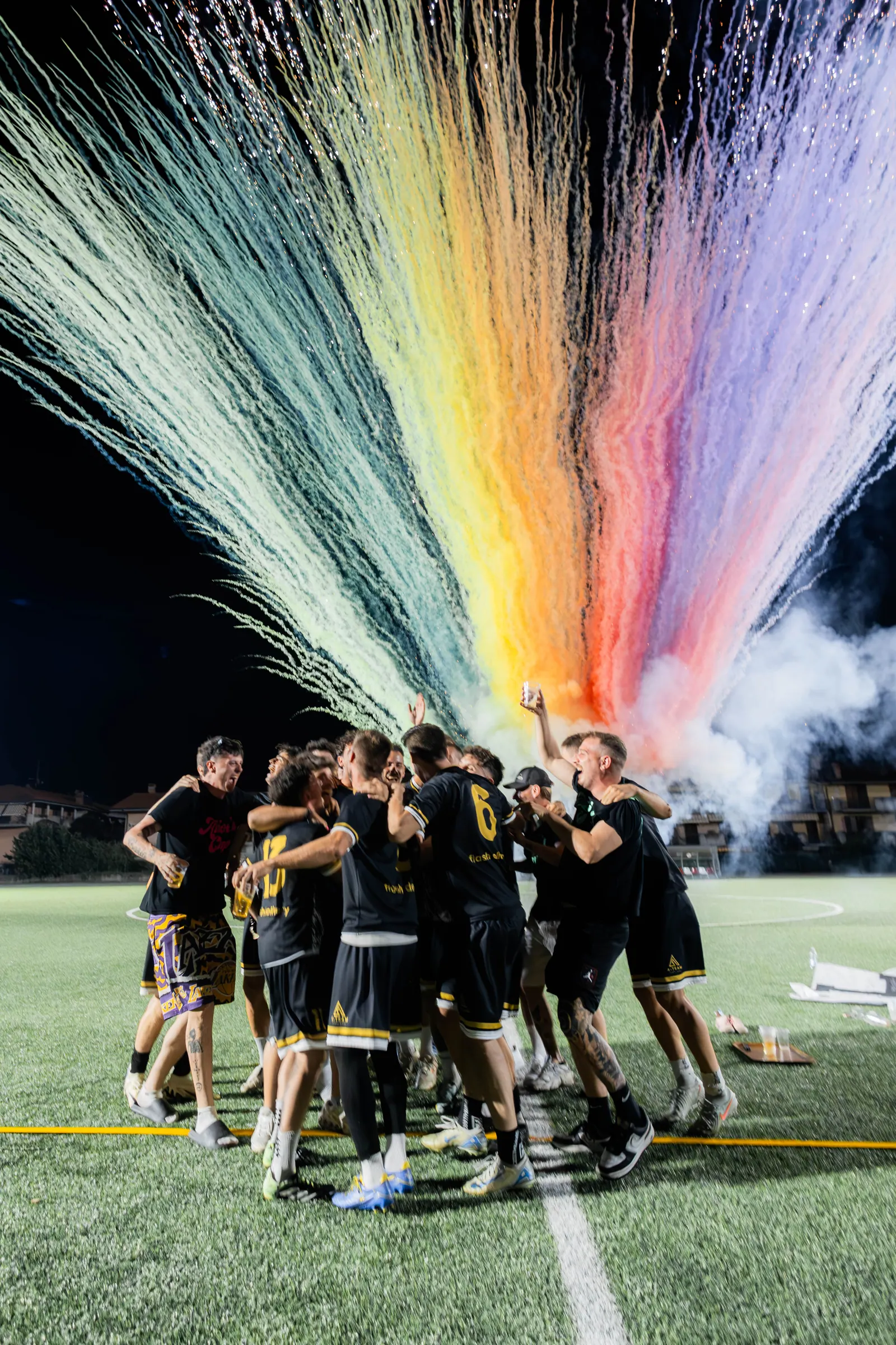 Smoke bomb per evento sportivo